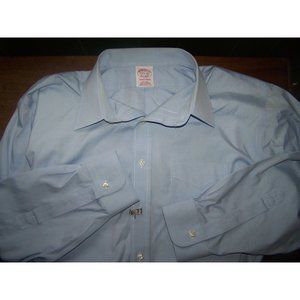 Brooks Brothers Men's Dress Shirt Traditional 17 1/2-33 Cotton